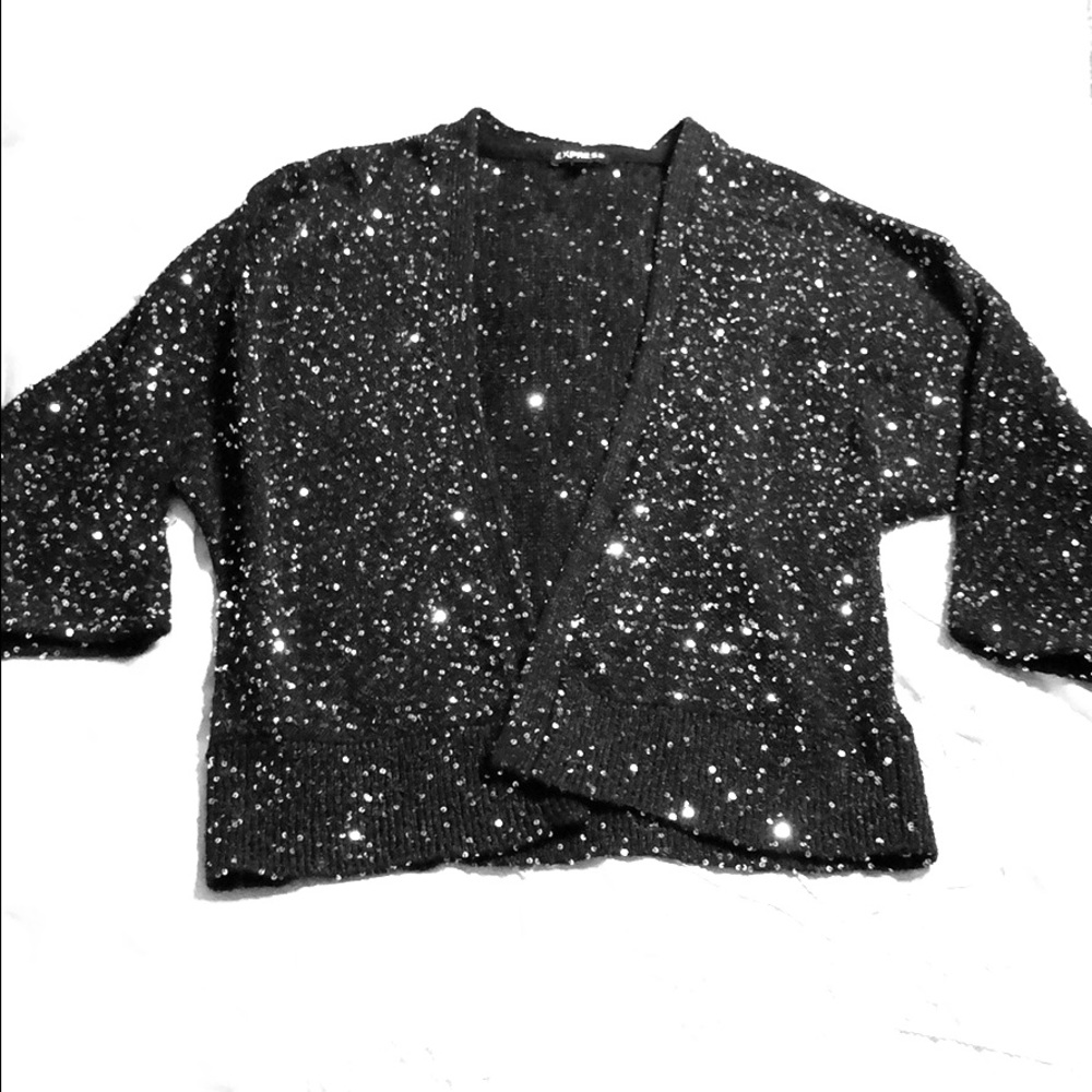 Express Sequin Cardigan
